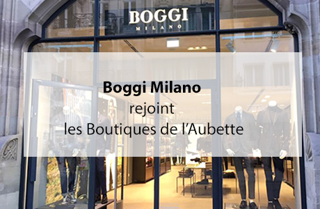 Boggi Milano rejoint les Boutiques de l'Aubette