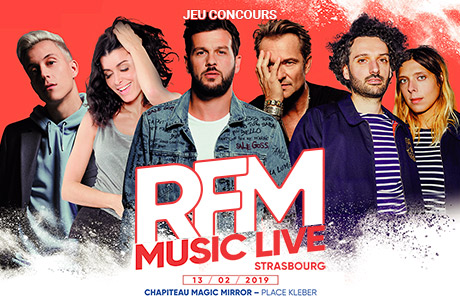Concert Aubette RFM Strasbourg 13 février